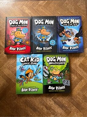 Dog Man & Cat Kid Books by Dav Pilkey